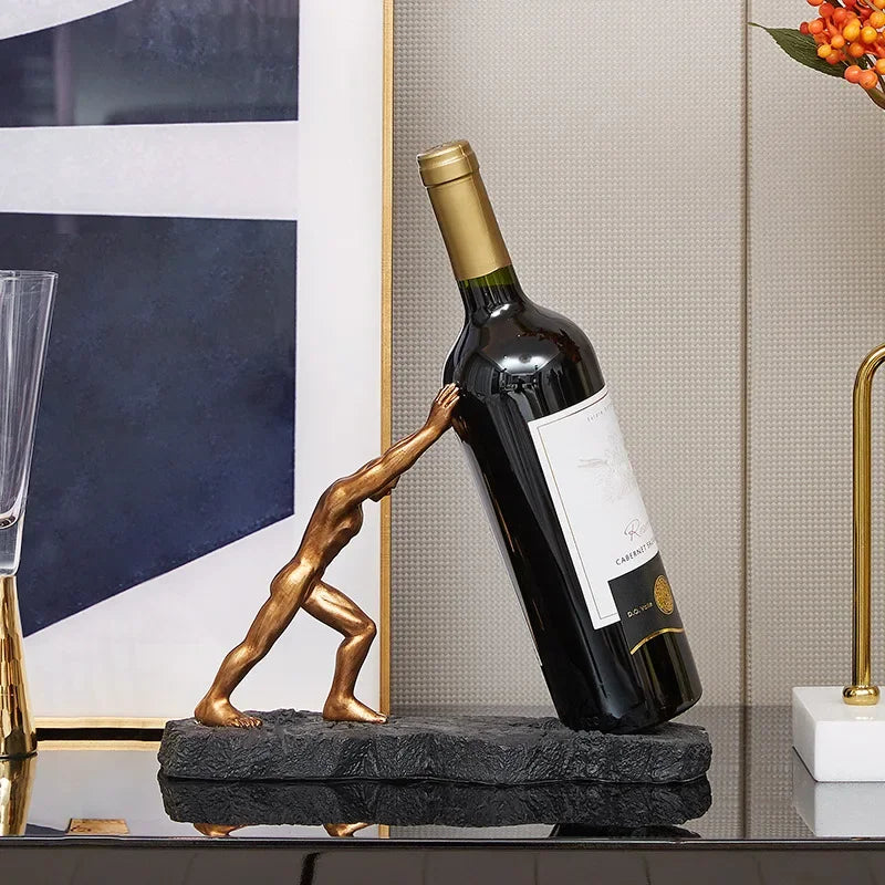 LuxeSip – Sculptural Wine Holder for an Elegant Interior