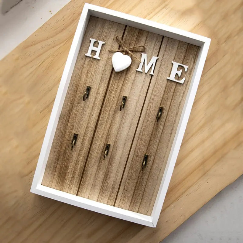 HavenKey Luxe Wooden Key Holder – Handmade Design Piece for a Warm & Organized Interior