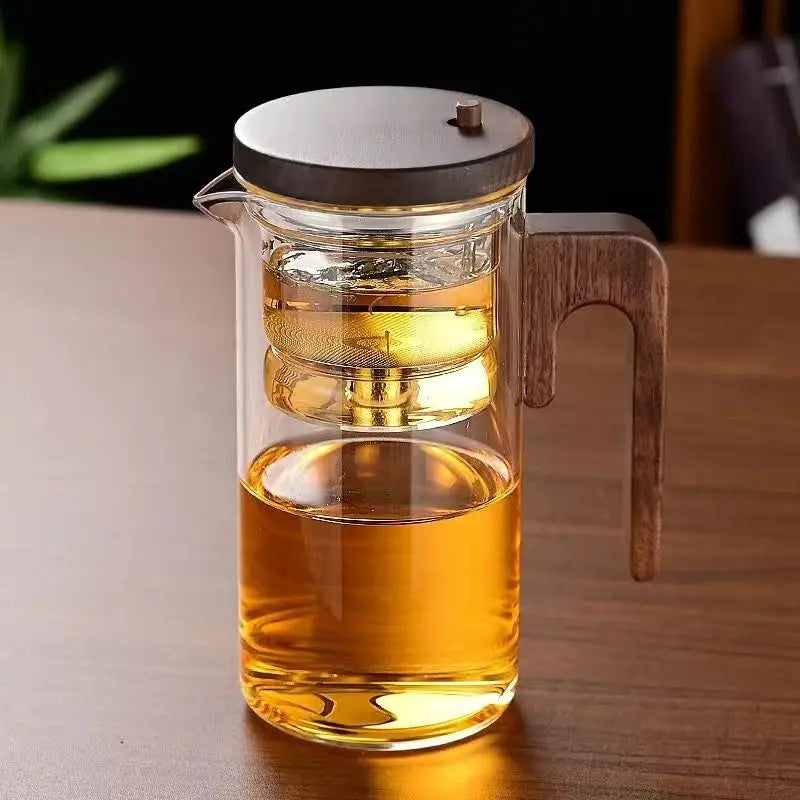 ZenFusion – Luxury Glass Teapot with Innovative Infuser and Timeless Design