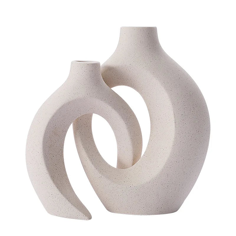 VaseCharm – Modern Ceramic Vase Set with Elegant Boho Style