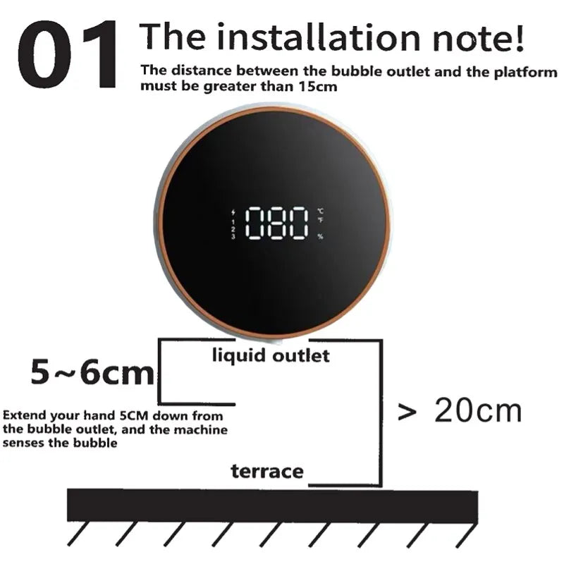 PureSense – Stylish Automatic Soap Dispenser with Touchless Technology