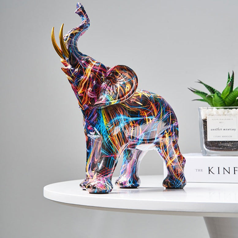 Elephantia – Artistic Elephant Sculpture with Nordic Flair