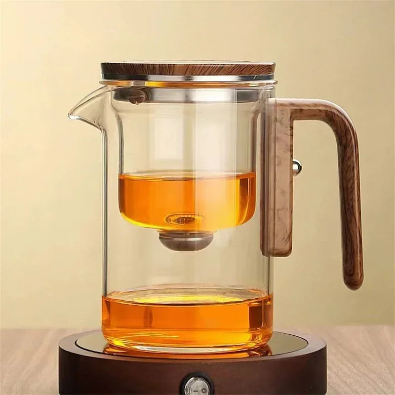 ZenFusion – Luxury Glass Teapot with Innovative Infuser and Timeless Design