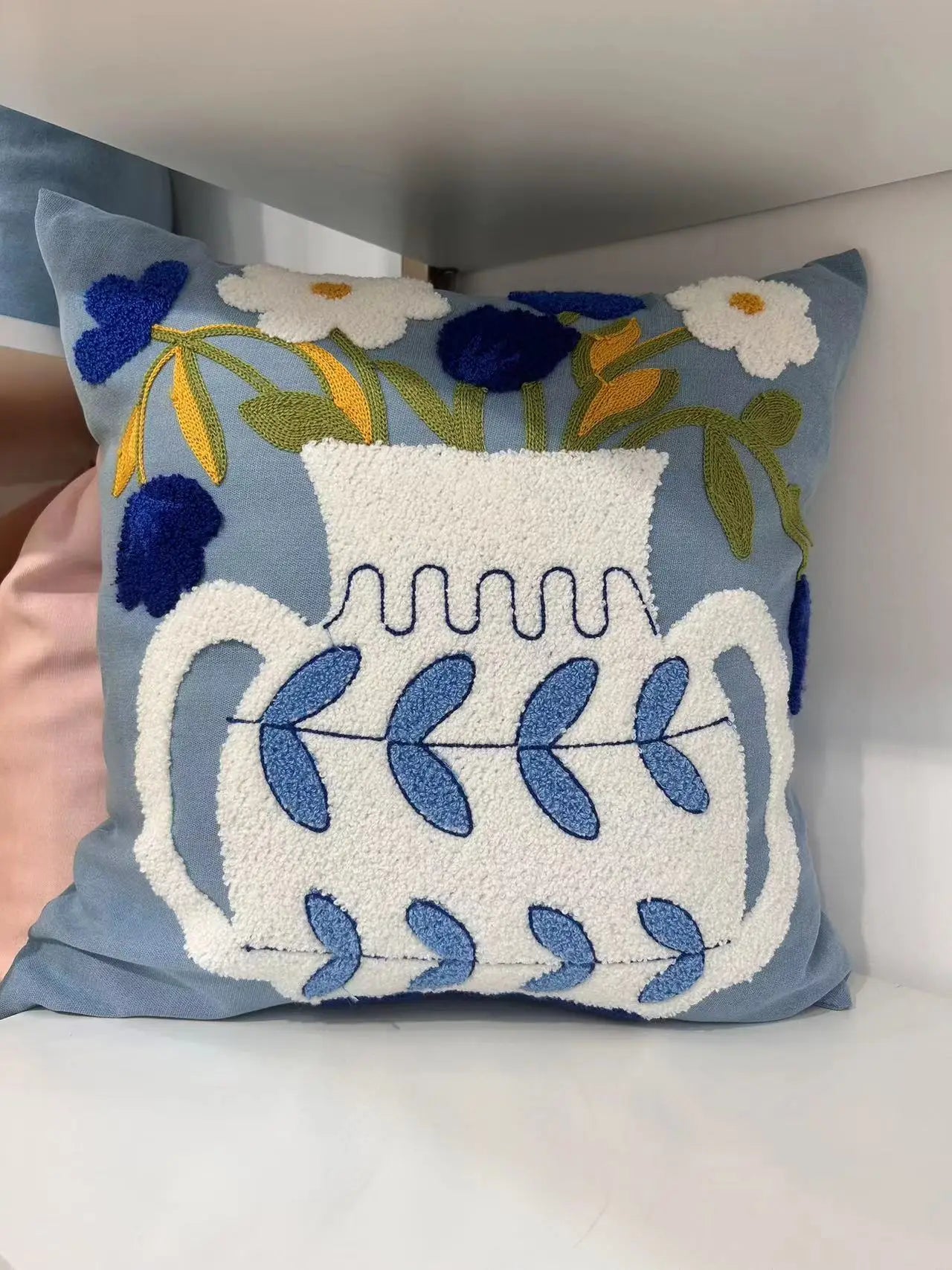 Soléa – Jacquard Kussenhoes met Verfijnd Zonnebloemmotief