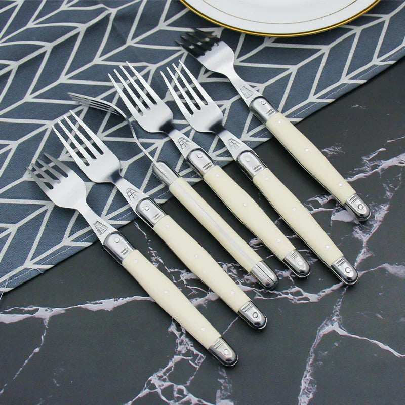 IvoryElegance – Luxury Laguiole Cutlery Set with Timeless Style