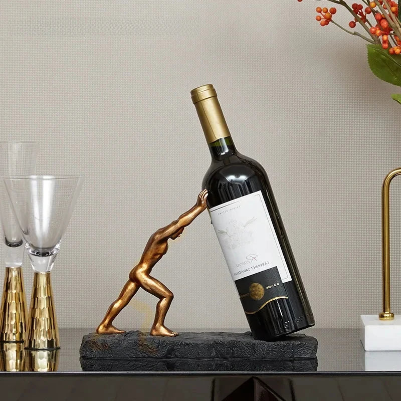 LuxeSip – Sculptural Wine Holder for an Elegant Interior