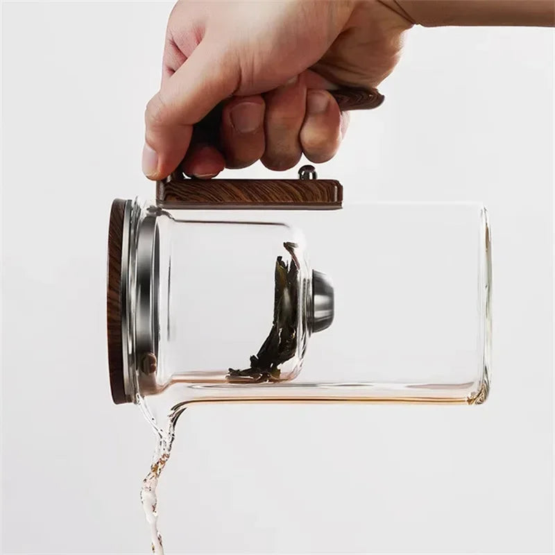 ZenFusion – Luxury Glass Teapot with Innovative Infuser and Timeless Design