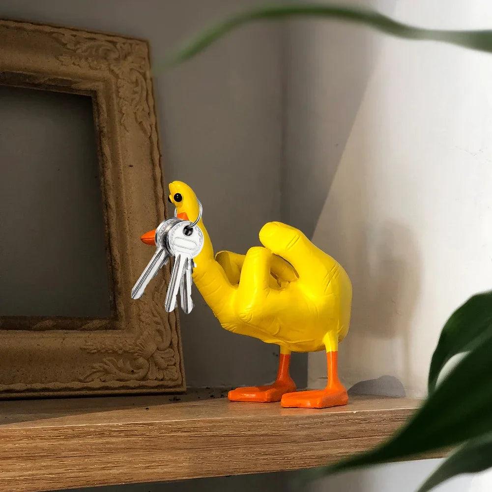 DuckTude – Playful Duck Sculpture with Quirky Charm