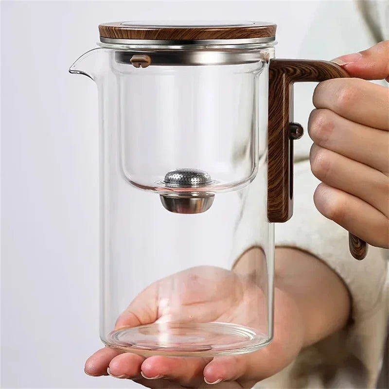 ZenFusion – Luxury Glass Teapot with Innovative Infuser and Timeless Design