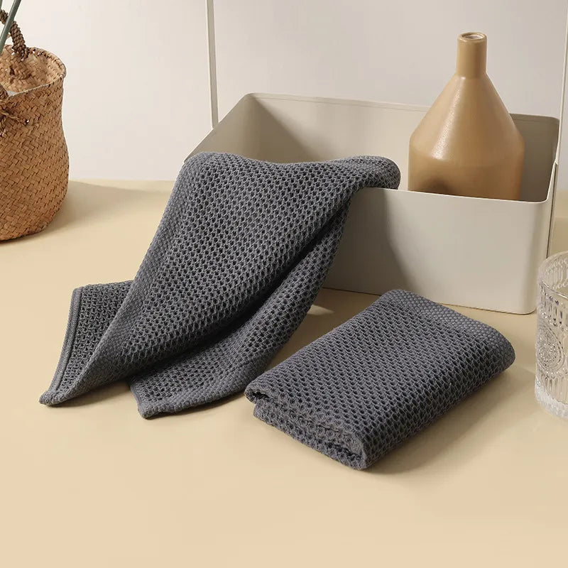 HoneyNest – Luxury 6-Pack Honeycomb Towels for Stylish Functionality