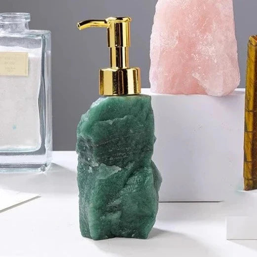 Crystaluxe – Luxury Handmade Soap Dispenser with Natural Elegance