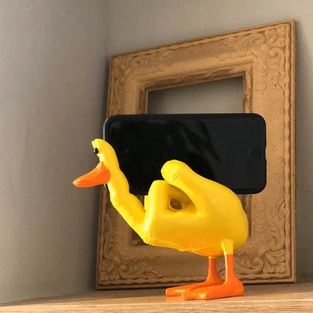 DuckTude – Playful Duck Sculpture with Quirky Charm