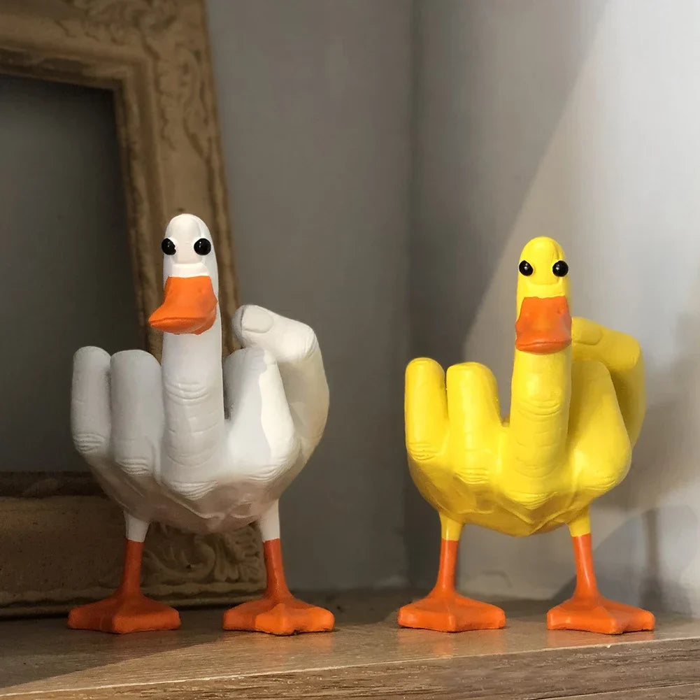 DuckTude – Playful Duck Sculpture with Quirky Charm