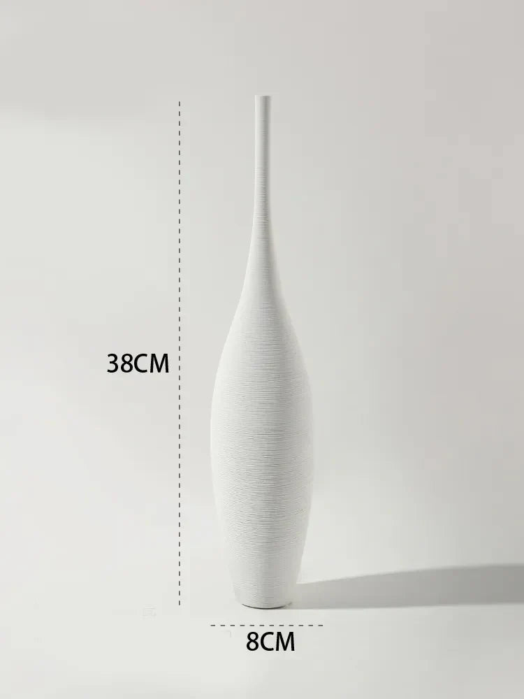 NordicForm – Scandinavian Minimalist Ceramic Vase with Timeless Elegance