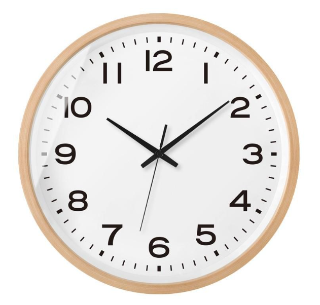NordicTime – Elegant Scandinavian Wooden Wall Clock for a Timeless Atmosphere