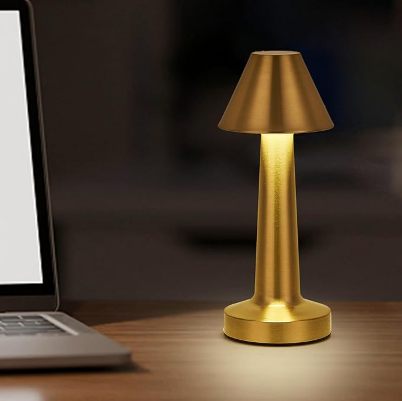GlowEase – Dimmable LED Table Lamp with Minimalist Design and Touch Control