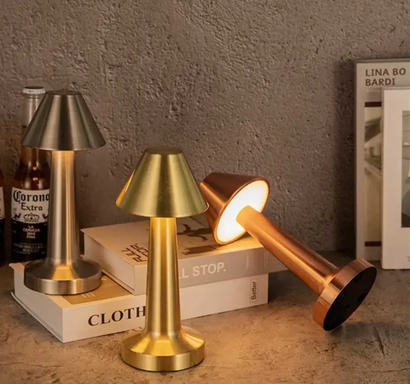 GlowEase – Dimmable LED Table Lamp with Minimalist Design and Touch Control