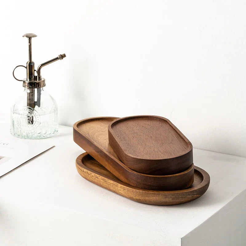 AurumWood Luxe Dienblad – Handgemaakt Houten Design voor een Stijlvolle Koffiemoment