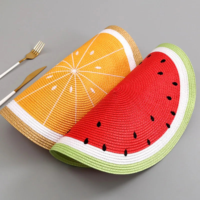 Fruitéa Luxe Placemats – Colorful Table Protection for a Sunny Atmosphere Table