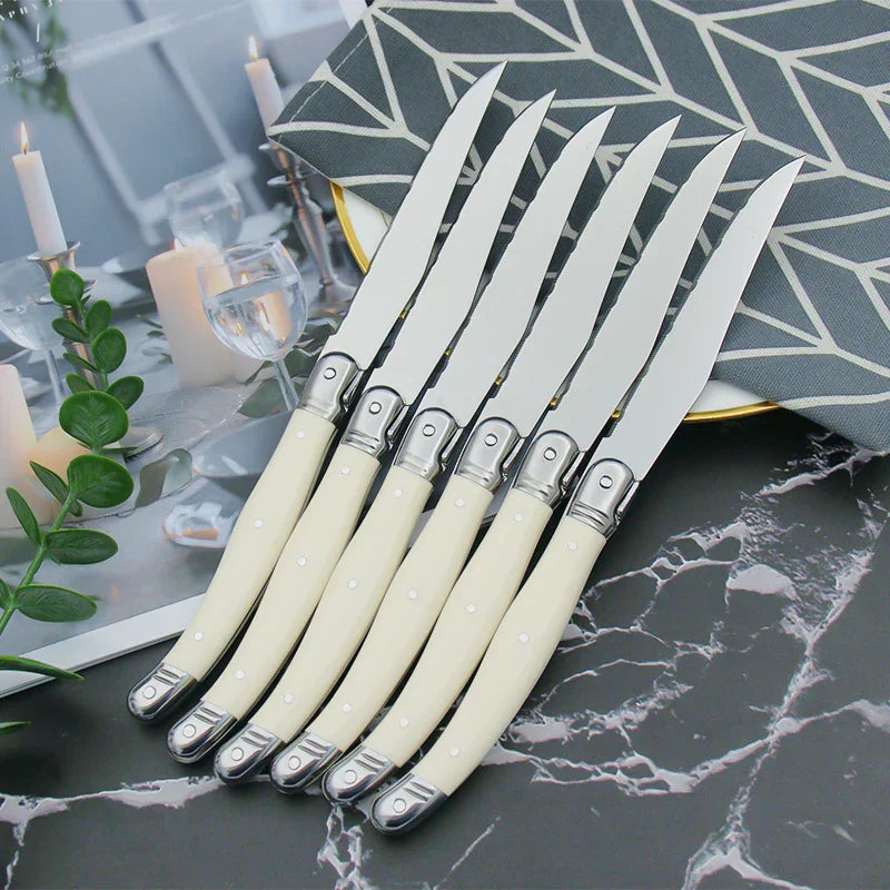 IvoryElegance – Luxury Laguiole Cutlery Set with Timeless Style