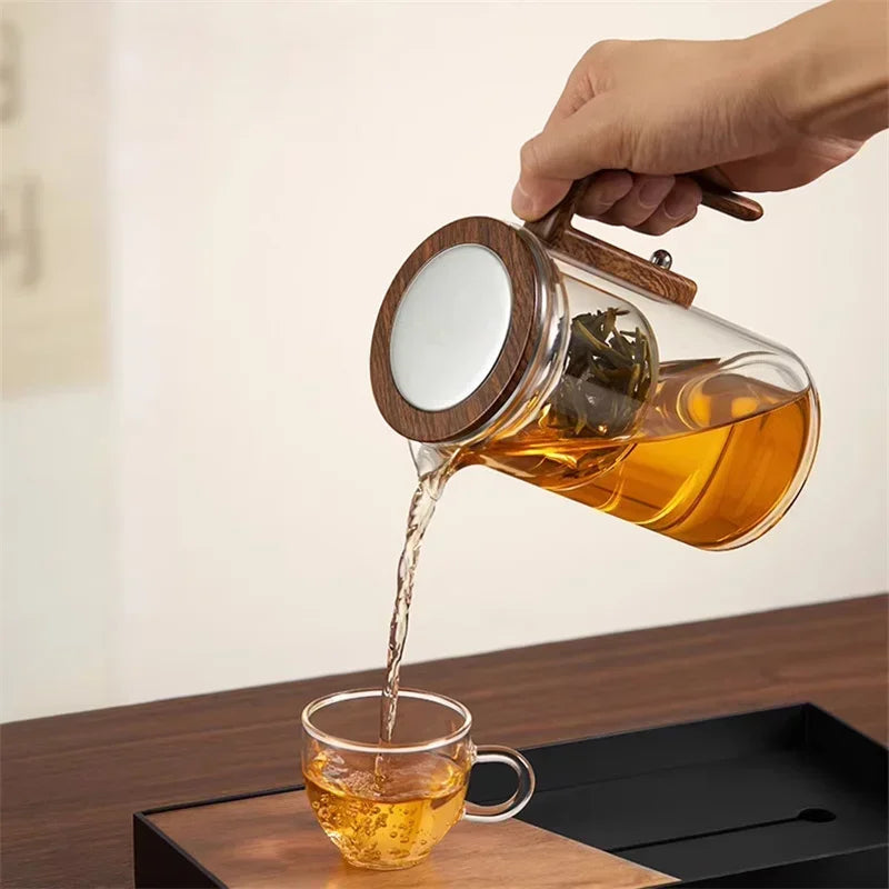 ZenFusion – Luxury Glass Teapot with Innovative Infuser and Timeless Design
