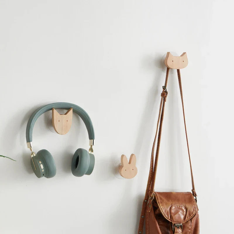NordicPals – Playful Wooden Wall Hooks with Scandinavian Elegance