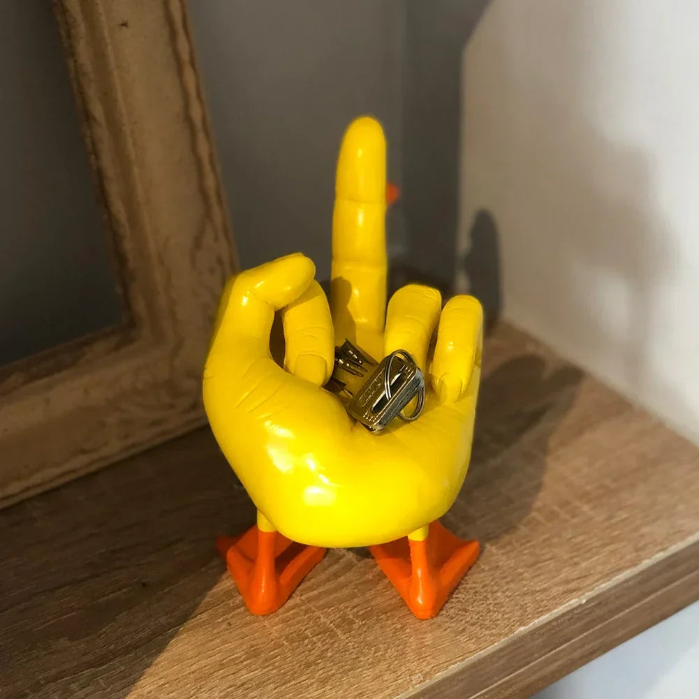 DuckTude – Playful Duck Sculpture with Quirky Charm