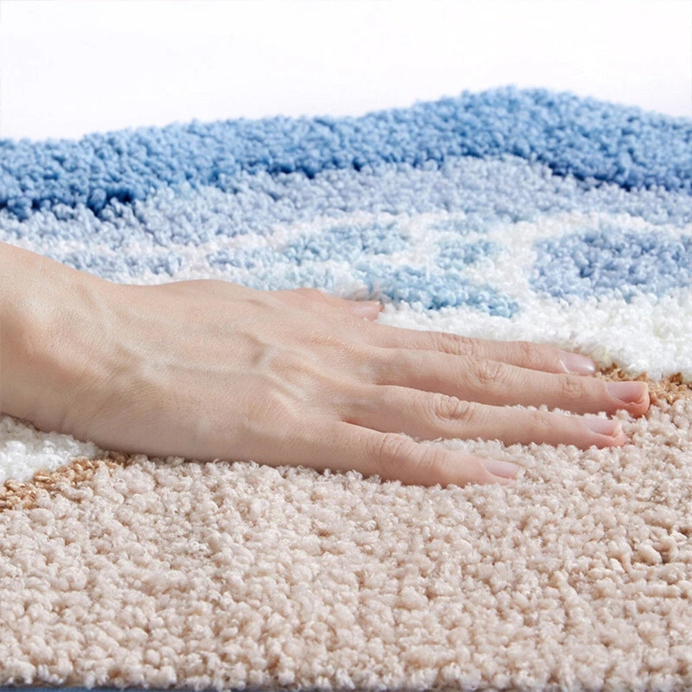 AquaHaven Luxe Bath Mat – Soft Microfiber Comfort for a Fresh & Stylish Bathroom Interior