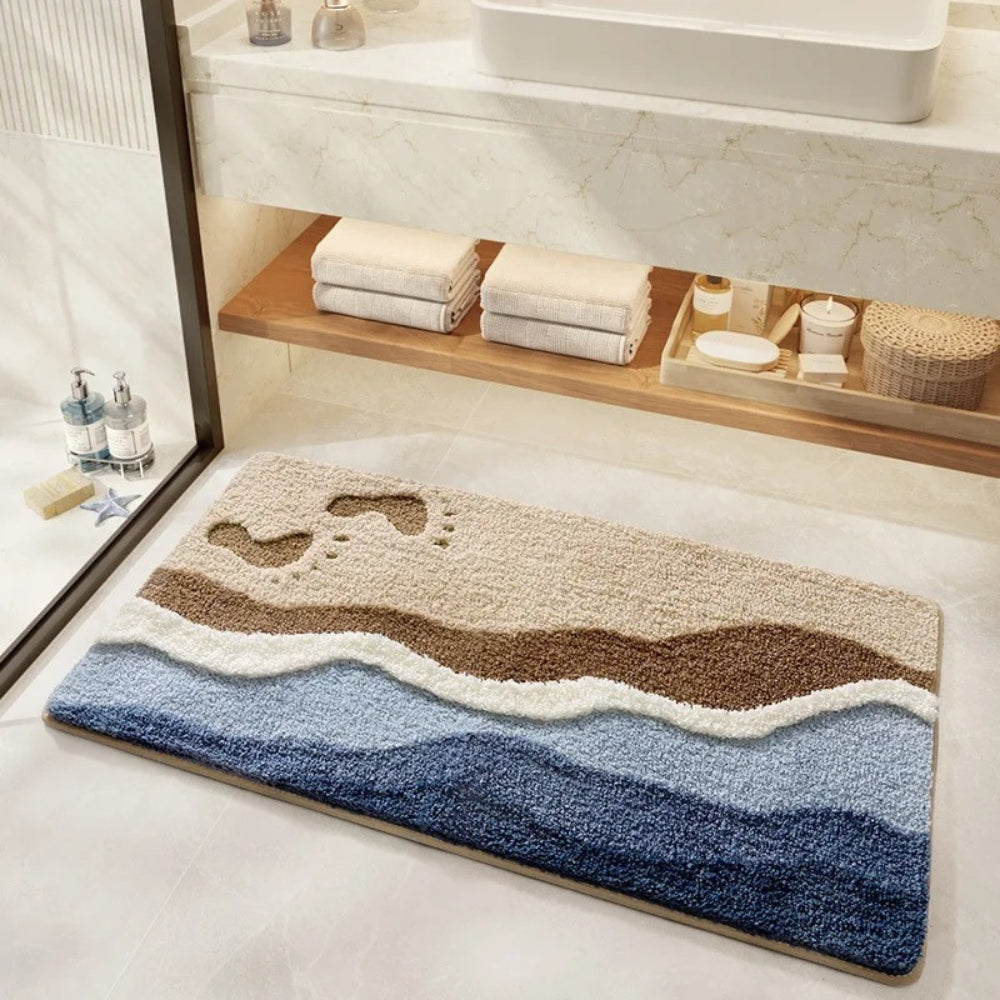AquaHaven Luxe Bath Mat – Soft Microfiber Comfort for a Fresh & Stylish Bathroom Interior