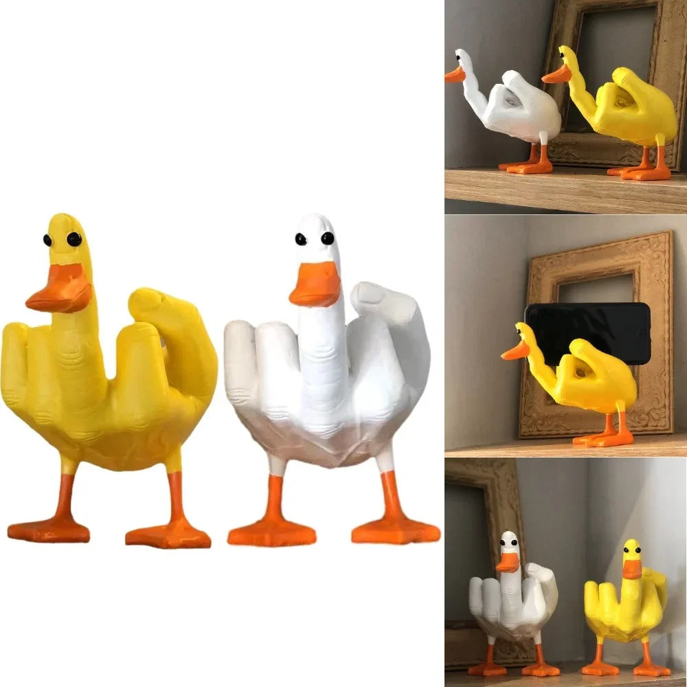 DuckTude – Playful Duck Sculpture with Quirky Charm