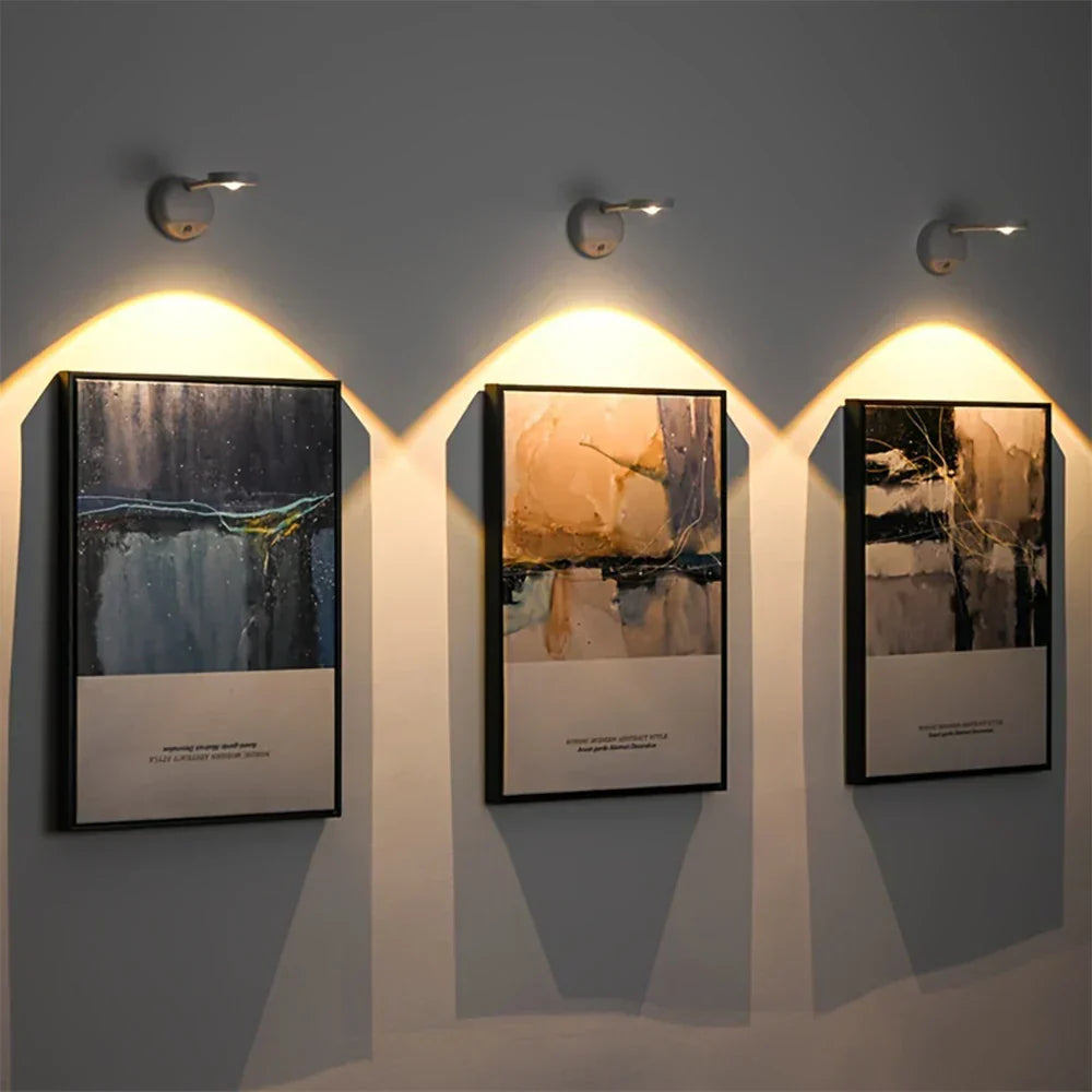 LumiSense – Smart Rechargeable LED Wall Lamp with Motion Sensor