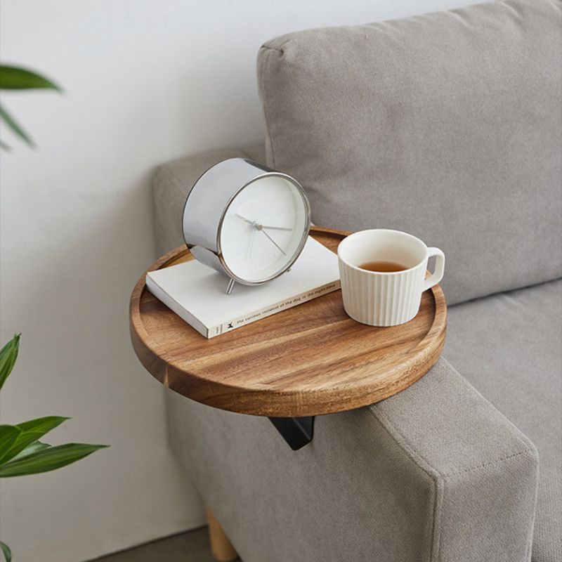 LoungeTray – Luxe Wooden Clip-On Armrest Table for Comfortable Relaxation
