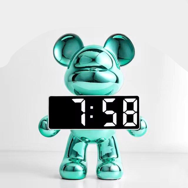 UrbanGlow – Modern Digital Clock in Stylish Teddy Bear Shape