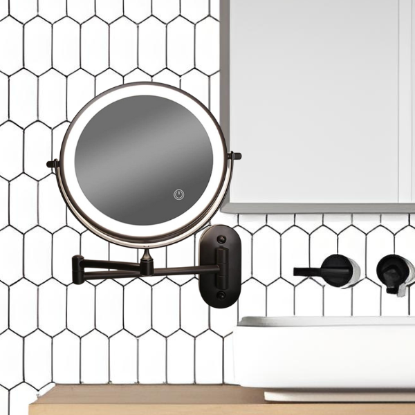 LumiMirror – Luxe LED Make-up Spiegel met Oplaadbare Verlichting