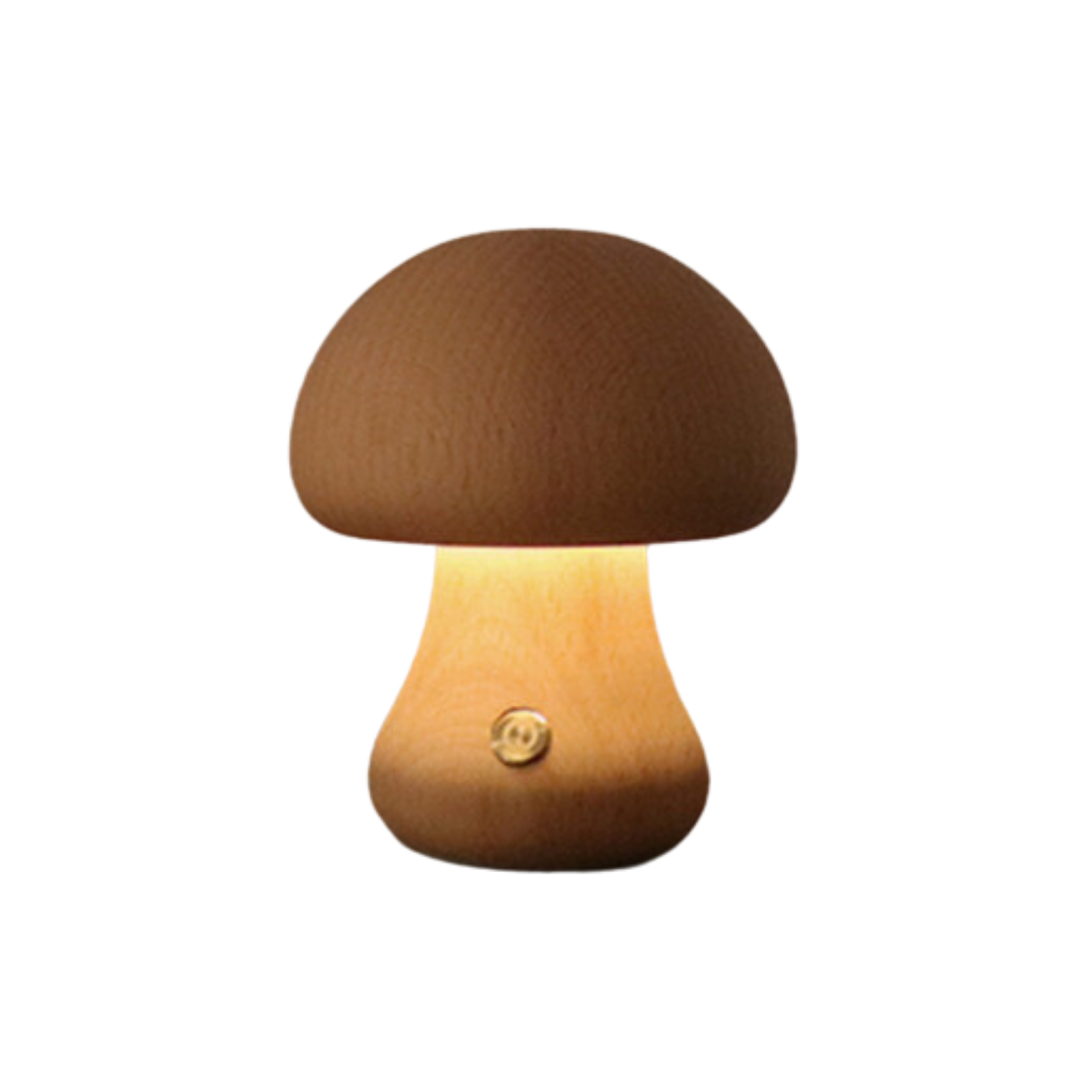 MushRoomGlow – Vintage Table Lamp with Wooden Design for a Cozy Atmosphere