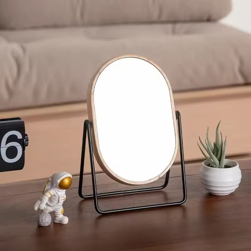Bambué Luxe Rotating Mirror – Stylish Bamboo Look for a Minimalist Interior