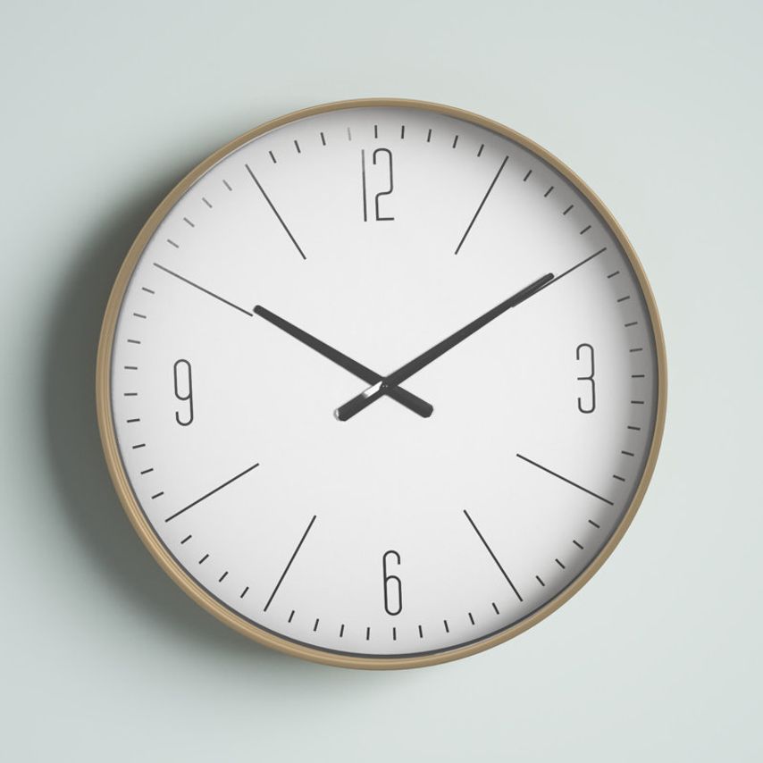TimberTick – Minimalist Wall Clock with Timeless Elegance