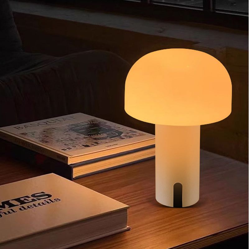 EuroGlow – Table Lamp with Elegant Mushroom Design and Dimmable Function