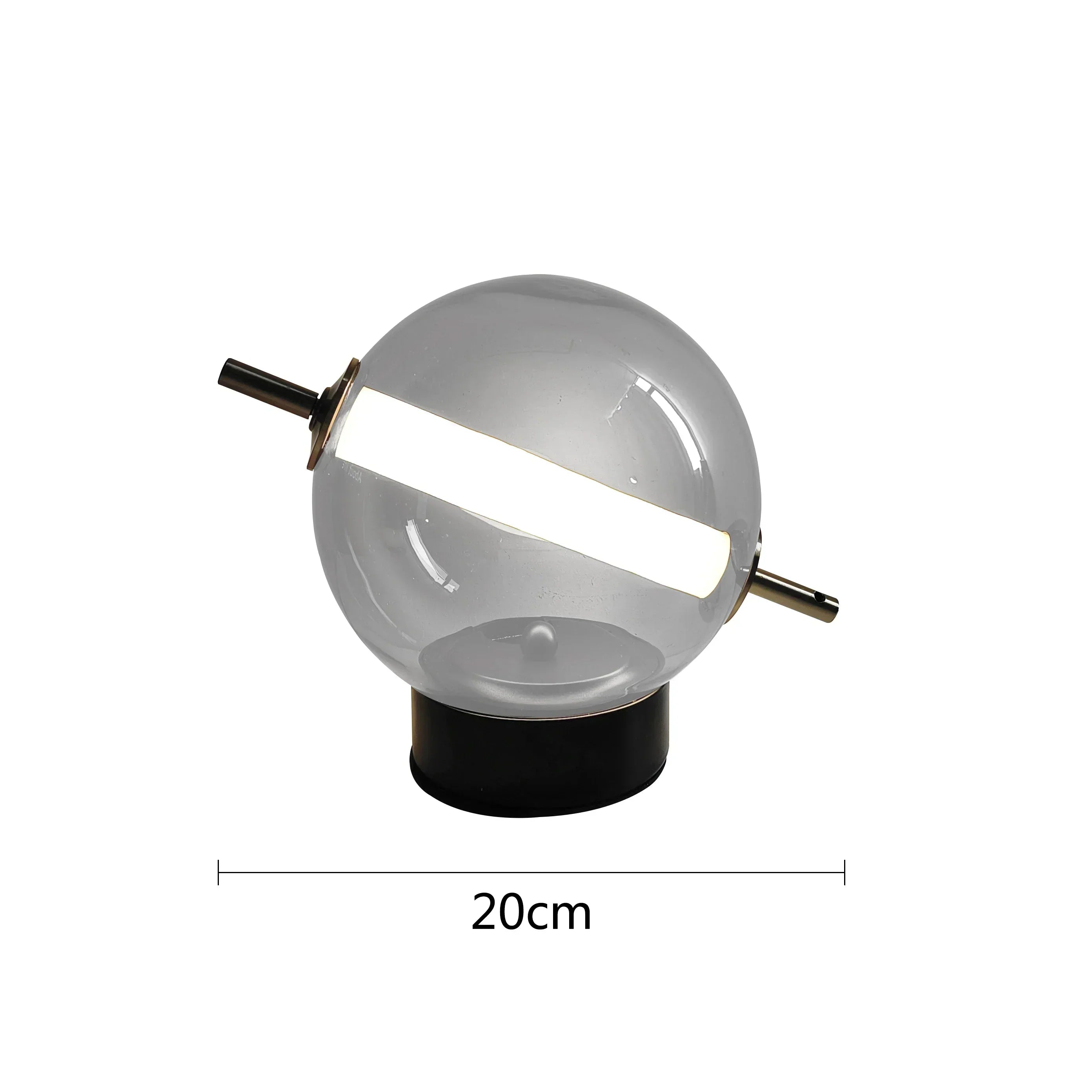 LumiSphere – Elegant Glass Table Lamp with Soothing Ambience