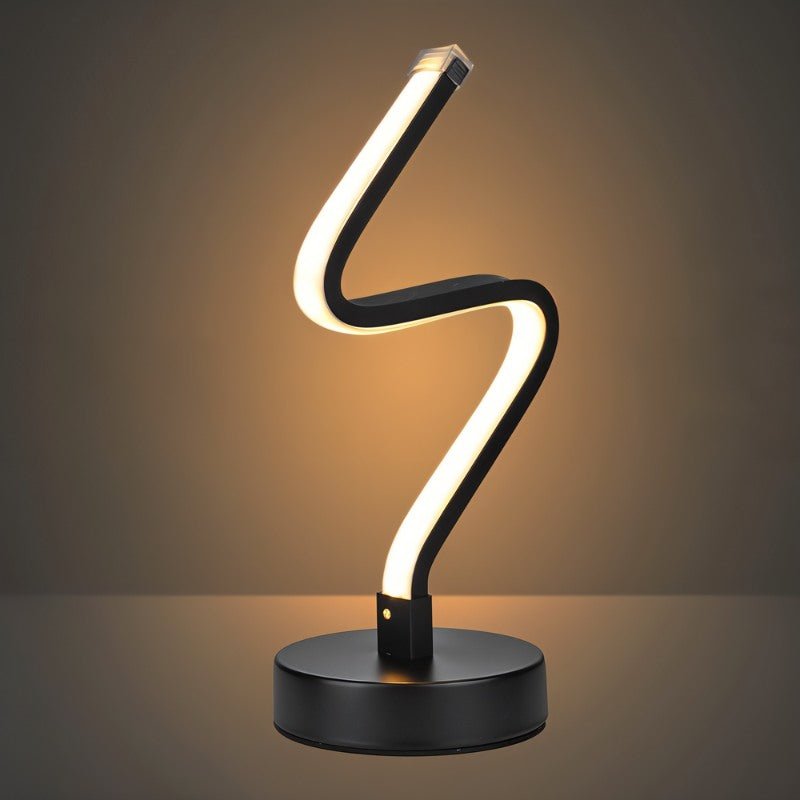 LumiCurve – Elegant LED Table Lamp with Minimalist Flair