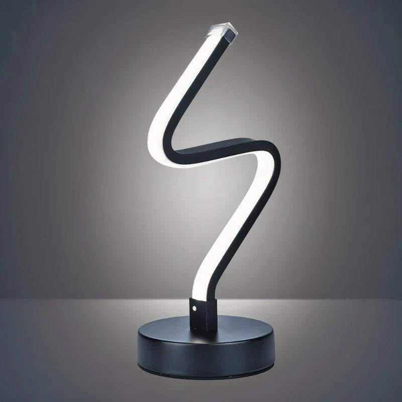 LumiCurve – Elegant LED Table Lamp with Minimalist Flair