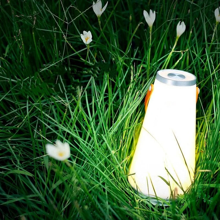 SolarGlow – Portable LED Camping Lamp with Sustainable Solar System