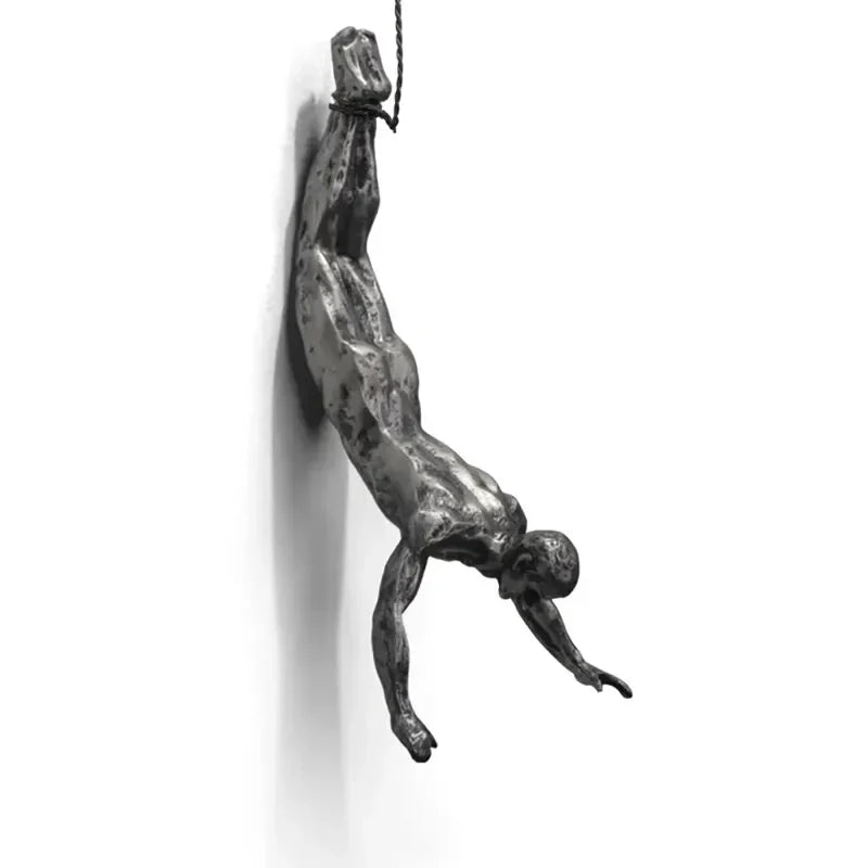 ClimbArt – Creative Climbing Man Wall Decoration Set with Artistic Charm