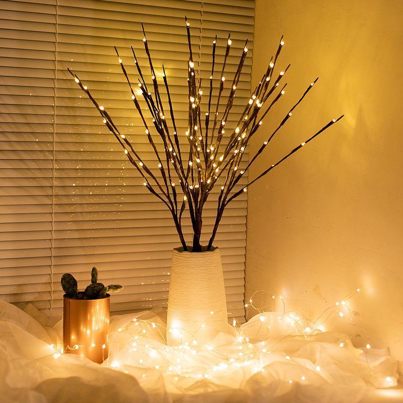 Aurora – LED Branch Bouquet with Warm White Lighting