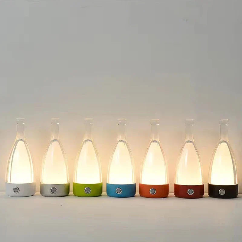 BottleGlow – Rechargeable Night Light in Wine Glass Shape for an Atmospheric Interior