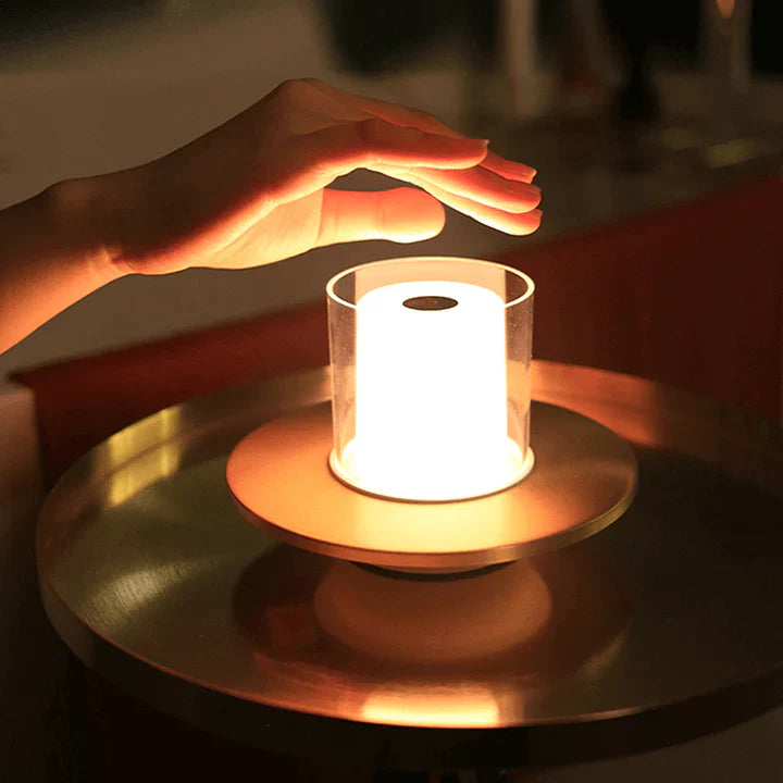 CandleGlow – Modern LED Table Lamp with Atmospheric Induction