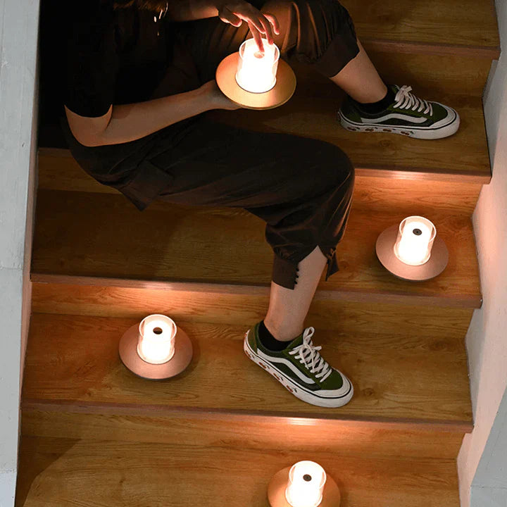 CandleGlow – Modern LED Table Lamp with Atmospheric Induction