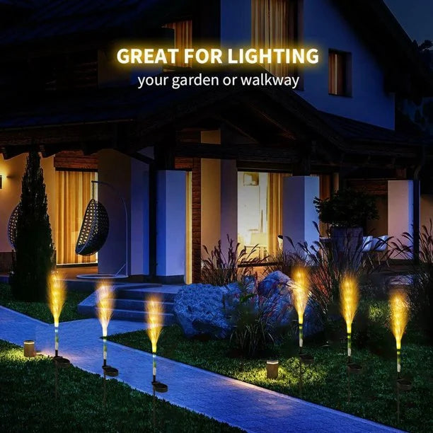 EcoFlare – Decorative Solar Wicker Garden Lighting with Natural Elegant