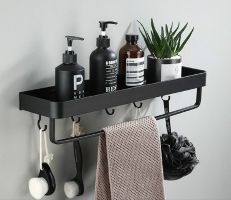 AquaSpace – No-Drill Corner Shower Shelf made of Premium Aluminum for an Organized Bathroom