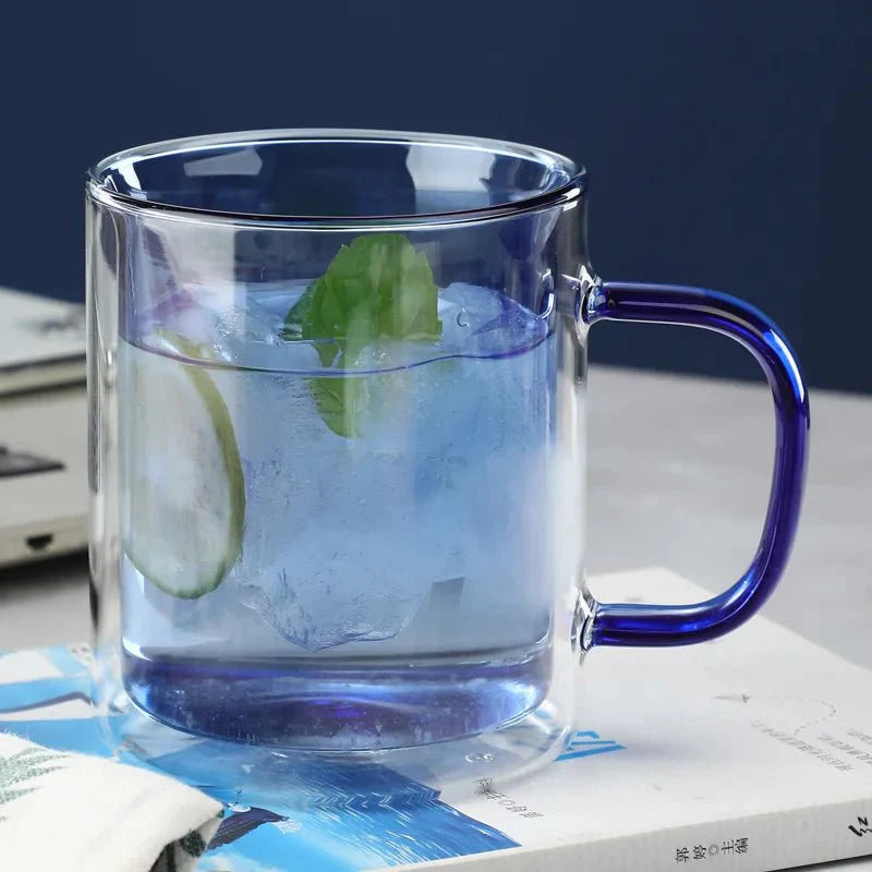 GlassÉlite – Luxury Double-Walled Coffee Mug with Stylish Insulation for Comfortable Enjoyment